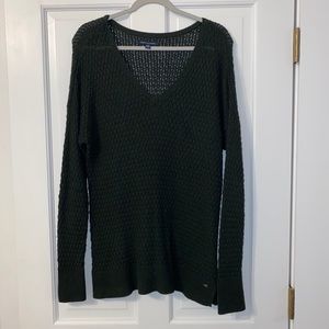 american eagle green sweater